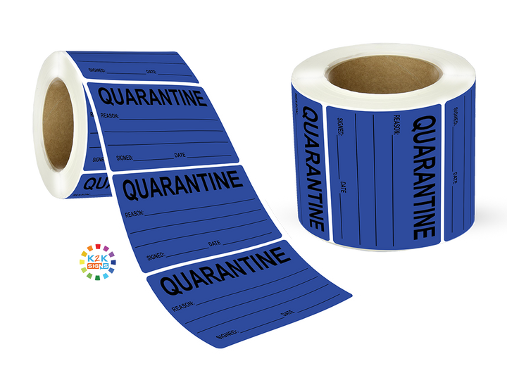 Quarantine - Label Roll