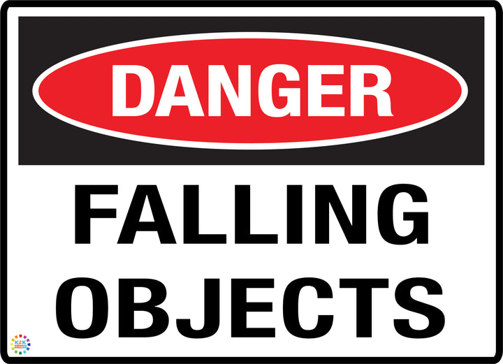 Danger Falling Objects Sign