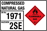Compressed Natural Gas (Storage Panel/Sign)