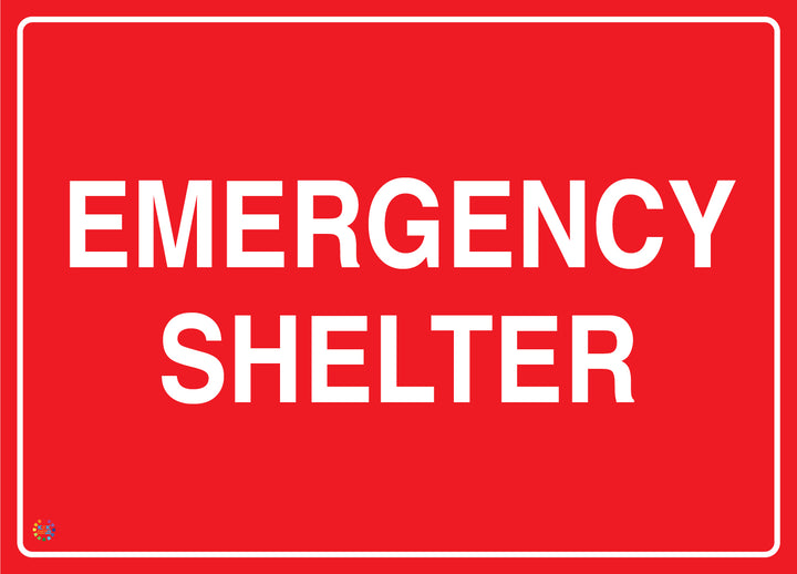 Emergency Shelter Sign