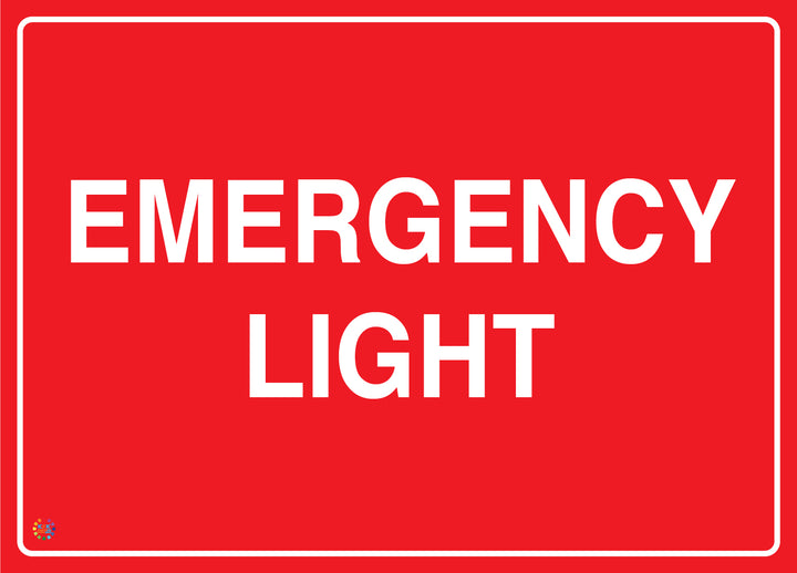 Emergency Light Sign