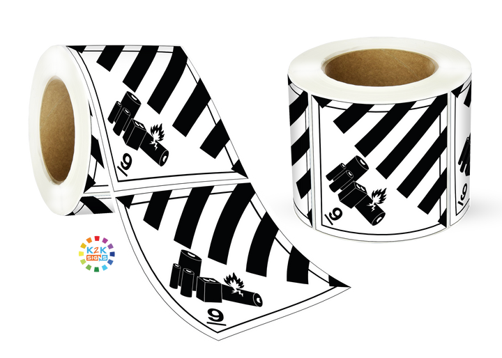 Class 9 Lithium Label Roll