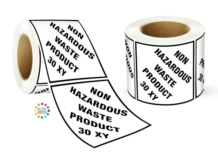 Non Hazadous Waste Product 30XY Label Roll