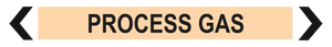 Process Gas - Pipe Marker Sign