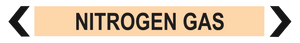 Nitrogen Gas - Pipe Marker
