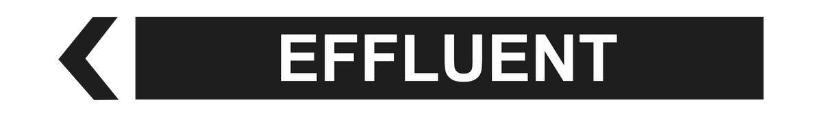 Effluent - Pipe Marker Labels – K2K Signs