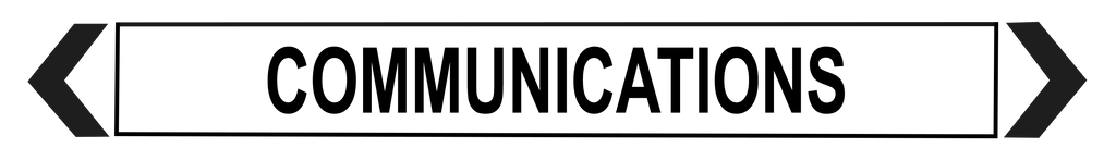 COMMUNICATION - Pipe Markers