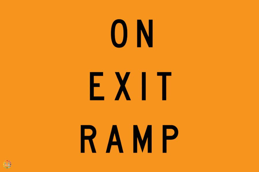 On Exit Ramp K2K Signs Australia