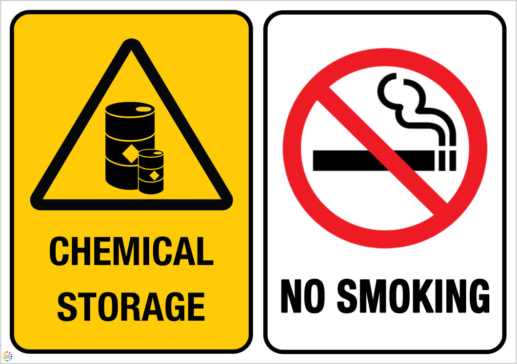 Chemical Storage - No Smoking