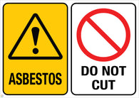 Asbestos - Do Not Cut