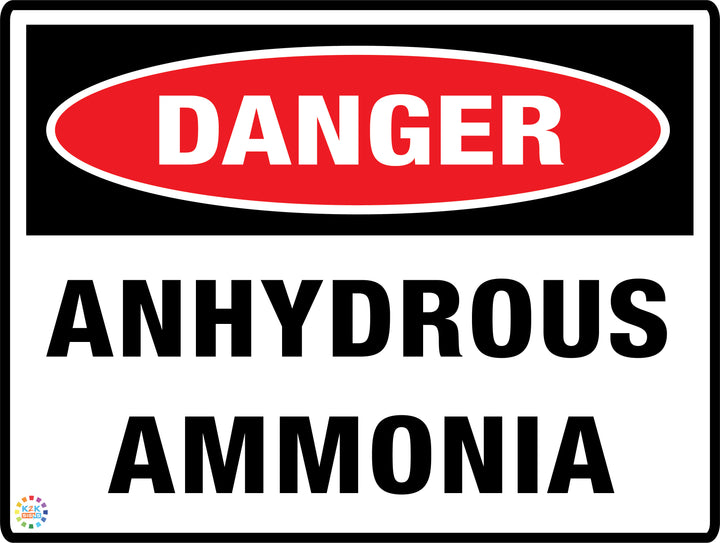 Danger Anhydrous Ammonia