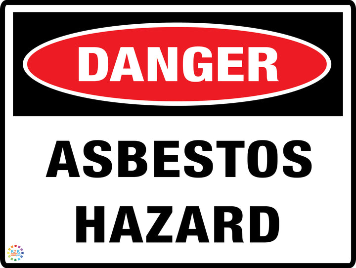 Danger Asbestos Hazard
