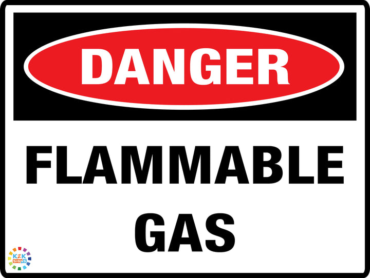 Danger Flammable Gas