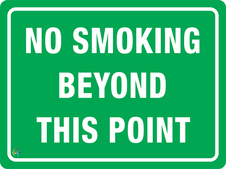 No Smoking Beyond This Point
