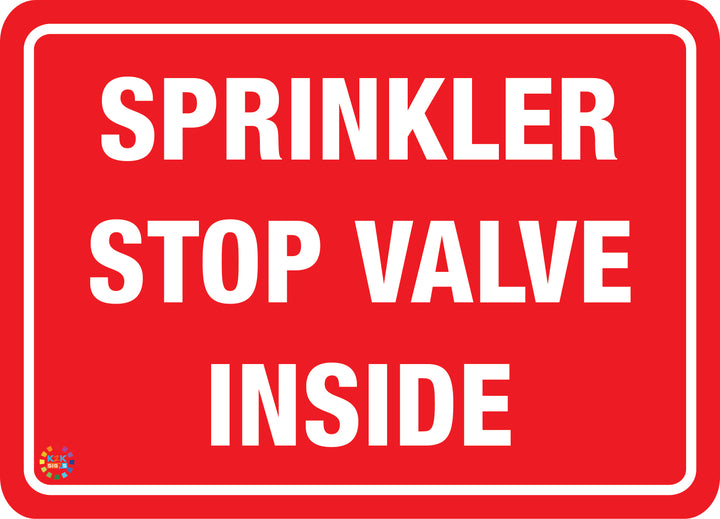 Sprinkler Stop Valve Inside