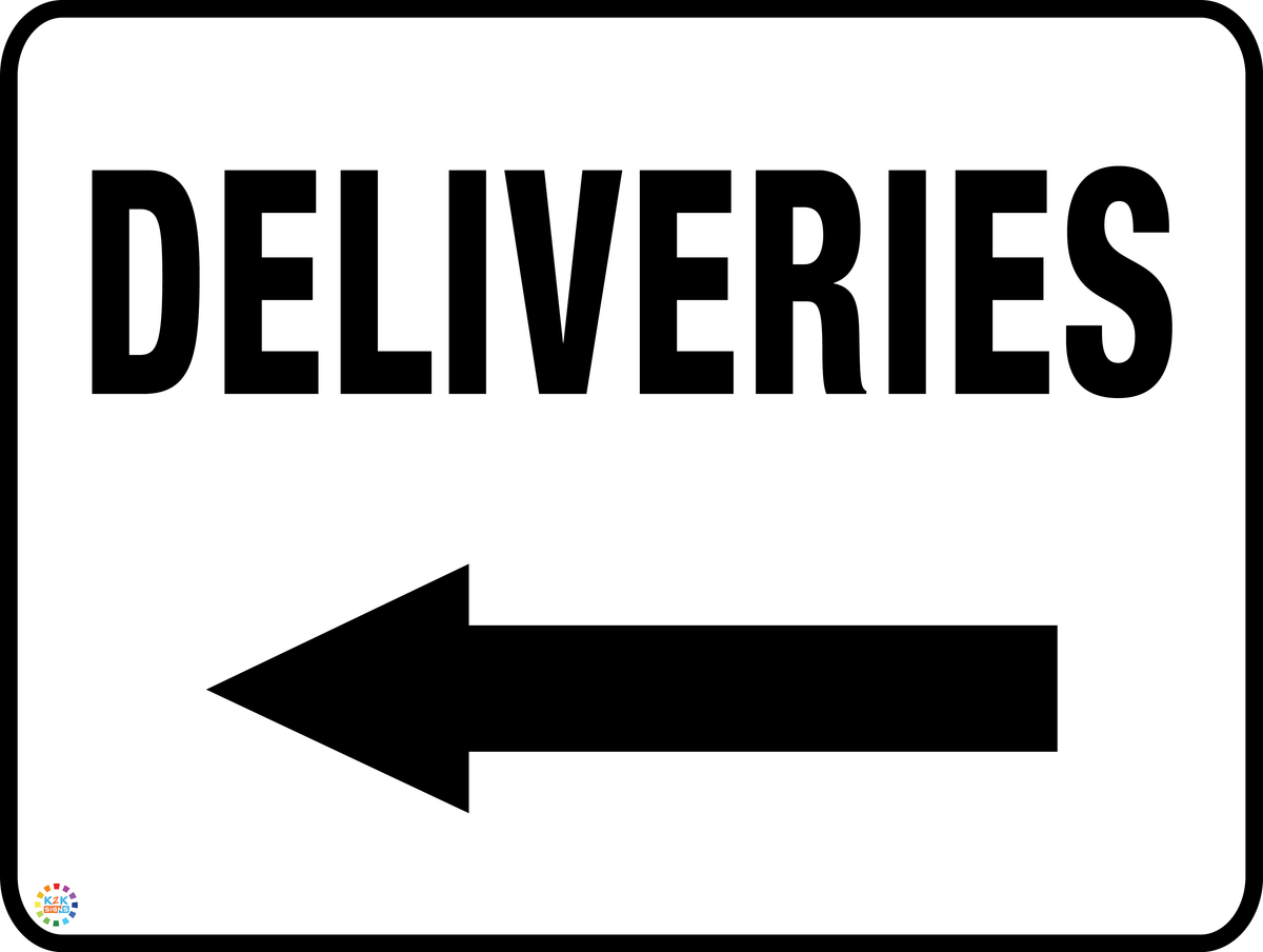Deliveries (Left Arrow) – K2K Signs