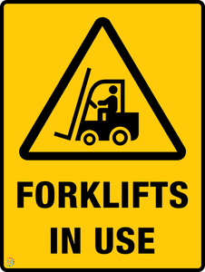 Forklifts In Use