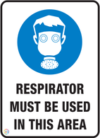 Respirator<br/> Must be Used<br/> In This Area
