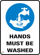 Hands<br/> Must Be Washed