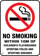 No Smoking<br>Within 10 m Of