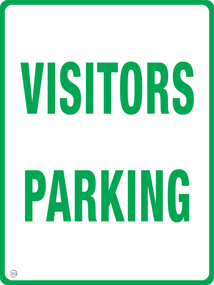Visitors Parking Sign