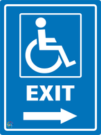 Disable Exit (Right Arrow) Sign