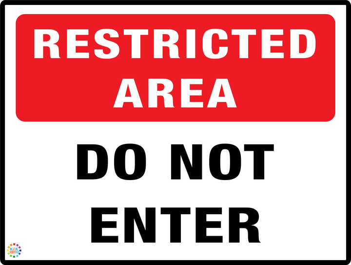 Restricted Area Do Not Enter
