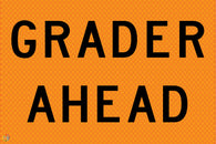 Multi Message Temporary Road Traffic Sign - <br/> Grader Ahead
