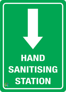 Hand Sanitising Station Sign