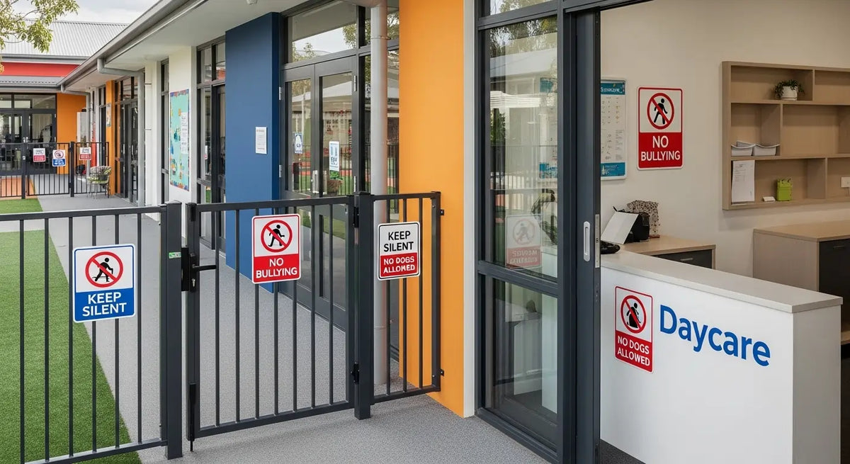 Child Safety Signage Requirements in Australia | WHS & School ...
