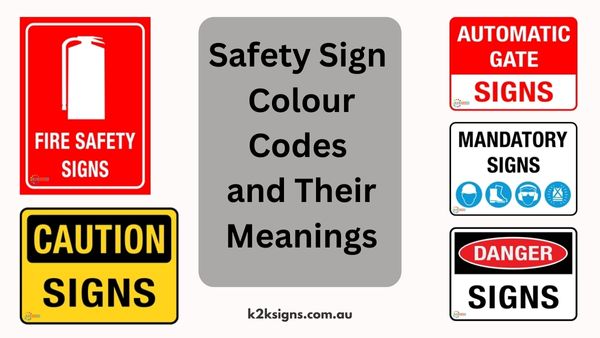 Safety Sign Colour Codes and Their Meanings