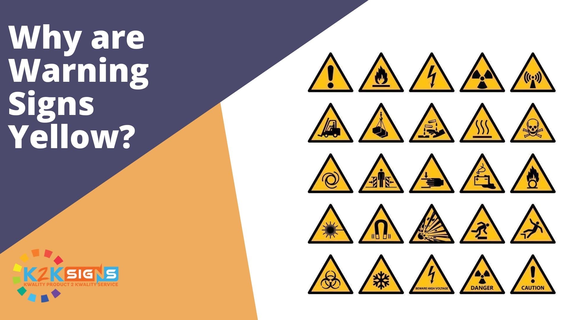 Yellow Danger Signs