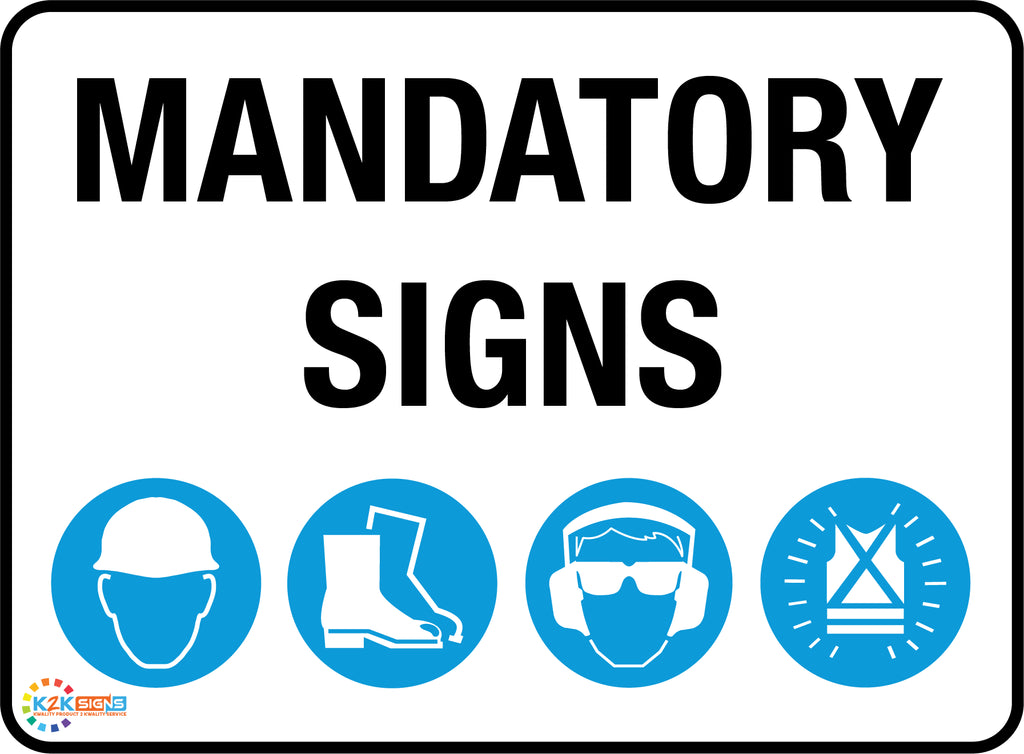 Sign For Mandatory Mandatory Signs For Employees – Mandatory Signs And Symbols – GGWE