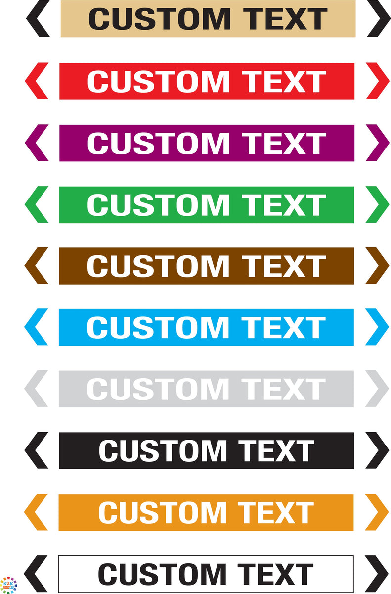 Custom Pipe Markers K2K Signs Australia