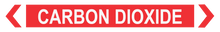 Load image into Gallery viewer, 2 Way Arrow Carbon Dioxide - Pipe Marker Labels