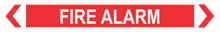 Load image into Gallery viewer, 2 Way Arrow Fire Alarm - Pipe Marker Labels