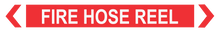Load image into Gallery viewer, 2 Way Arrow Fire Hose Reel - Pipe Marker Labels