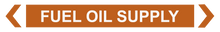 Load image into Gallery viewer, 2 Way Arrow Fuel Oil Supply - Pipe Marker Labels