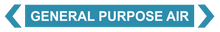 Load image into Gallery viewer, 2 Way Arrow General Purpose Air - Pipe Marker Labels