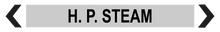 Load image into Gallery viewer, 2 Way Arrow High-Pressure Steam - Pipe Marker Labels