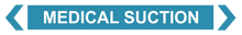 Load image into Gallery viewer, 2 Way Arrow Medical Suction - Pipe Marker Labels