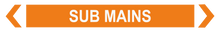 Load image into Gallery viewer, 2 Way Arrow Sub Mains - Pipe Marker Labels