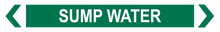 Load image into Gallery viewer, 2 Way Arrow Sump Water - Pipe Marker Labels