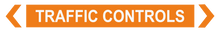 Load image into Gallery viewer, 2 Way Arrow Traffic Controls - Pipe Marker Labels
