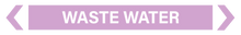 Load image into Gallery viewer, 2 Way Arrow Waste Water - Pipe Marker Labels