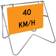 40 KM/H - Swing Stand & Sign