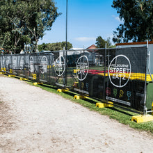 Load image into Gallery viewer, Premium Custom Printed Outdoor Fence Mesh Banner – Full 50m Roll