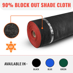 Heavy Duty UV-Protected Shade Cloth – 90% Block Out
