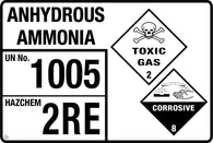 Anhydrous Ammonia Signage