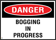 Danger Bogging In Progress